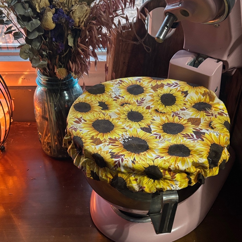 Sunflower Mixer Bowl Cover